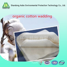 Eco-friendly organic cotton batting with certification for baby quilt